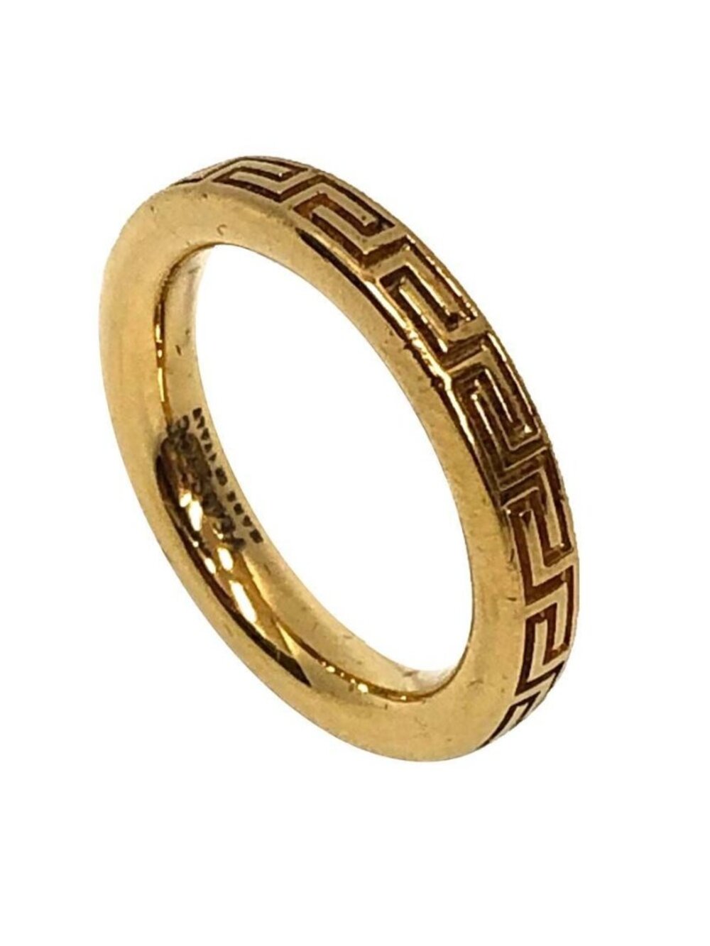 Versace Greca Ring Gold Djmt